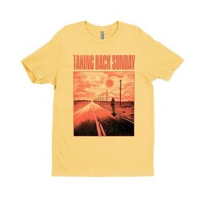 Taking Back Sunday - Hitchhiker Shirt Yellow
